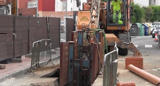 renovación del colector de la Avenida Azorín